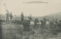 Peyrelevade : "La Corrèze illustrée - 101 Exploitation de la tourbe à Peyrelevade".