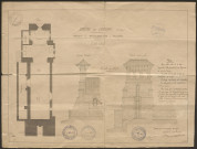 Eglise ; clocher. Presbytère. Cimetière ; concessions. Monument aux morts. Bureau de bienveillance.