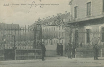 Brive-la-Gaillarde : "Corrèze - Brive, caserne du 14e régiment d'infanterie".