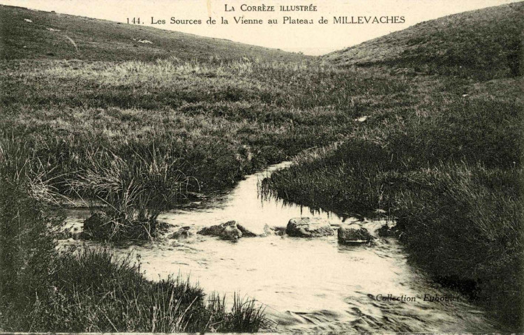 "La Corrèze Illustrée. 144. Les sources de la Vienne au plateau de Millevaches".