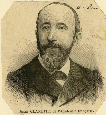 Portrait d'Arsène Arnaud dit Jules Clarétie.