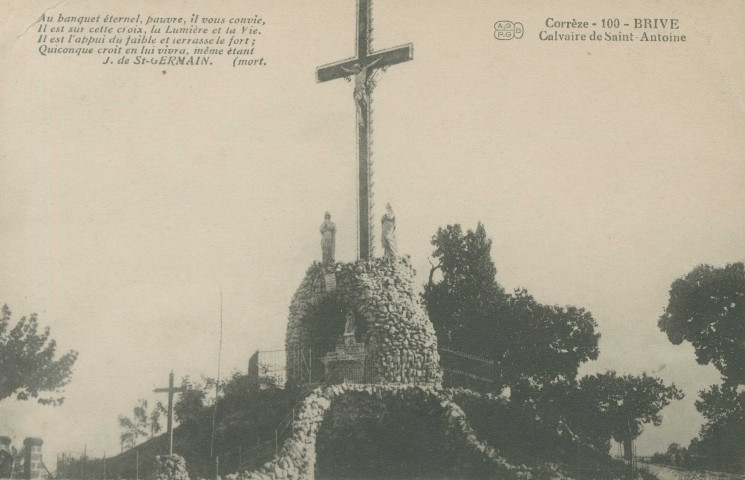 Brive-la-Gaillarde : "Corrèze - 100 - Brive - Calvaire de Saint-Antoine".