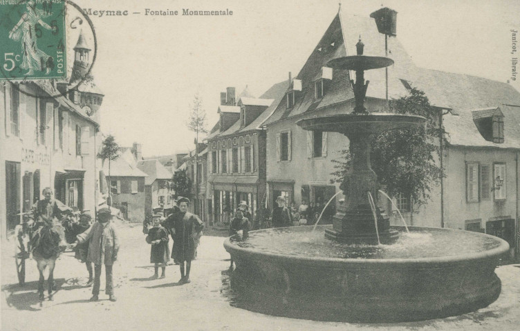 Meymac : "Meymac - Fontaine monumentale".