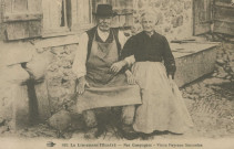 Folklore : "623. Le Limousin illustré - Nos campagne - Vieux paysans limousins".