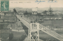 Brive-la-Gaillarde : "172 - Corrèze - Brive. - La passerelle".