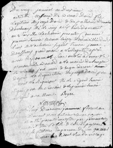 Naissances, mariages, décès (1793-1802)