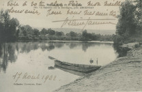Argentat : "Beaux sites de la Corrèze - 100 - Argentat - le Sablier sur la Dordogne".