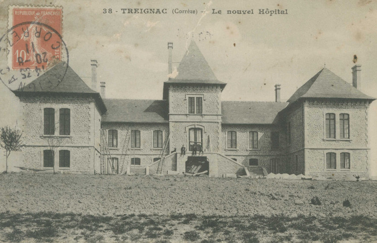 Treignac : "38 - Treignac (Corrèze) - Le nouvel hôpital".