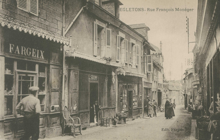 Egletons : "Egletons - Rue François Monéger".