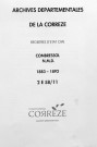 Naissances, mariages, décès (1883-1892)