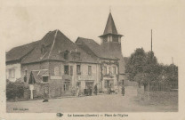 Le Lonzac : "Le Lonzac (Corrèze) - Place de l'église".