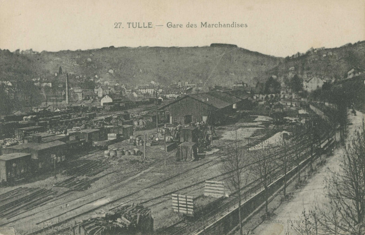 Tulle : "27. Tulle - Gare des marchandises".