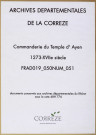1273-XVIIe siècle