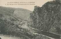 Auriac : "Les plus beaux sites de la Corrèze - 6. Les gorges de la Dordogne près du Chambon".