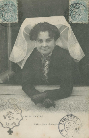 Folklore : "Type du Centre - 590 - Une limousine".