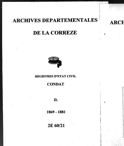 Décès (1869-1881)