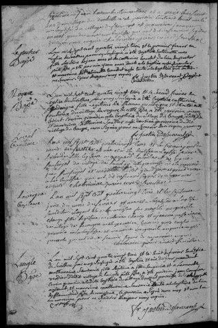 Baptêmes, mariages, sépultures (1783-1792)