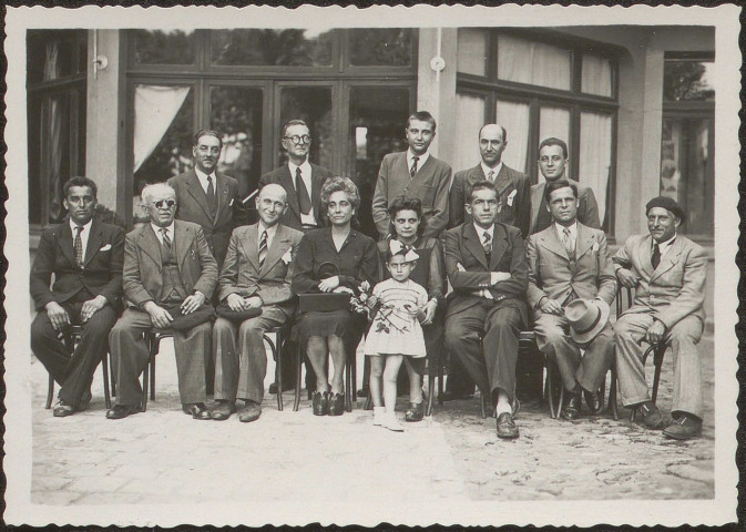 Réception du MLN en l'honneur des déportés à l'hôtel de Bordeaux à Brive.