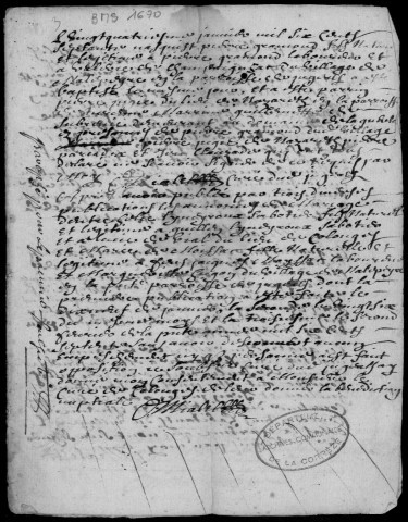 Baptêmes, mariages, sépultures (1668-1792)