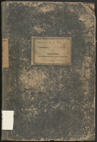 Délibérations du conseil municipal. 21 mai 1854-11 mai 1871