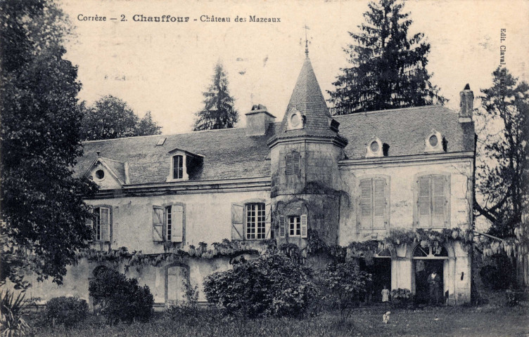 Chauffour-sur-Vell : château des Mazeaux.