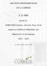 Répertoire chronologique : 13 février 1874-20 mai 1924