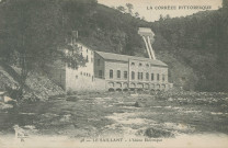 Voutezac : "La Corrèze pittoresque - 48 - Le Saillant - L'usine électrique".