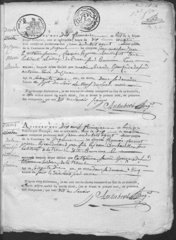 Décès (1800-1842)