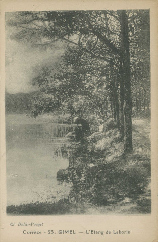 Gimel : "Corrèze - 23. Gimel - L'étang de Laborie".