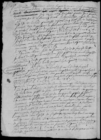 Baptêmes, mariages, sépultures (1763-1792)
