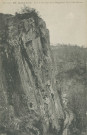 Aubazine : "Corrèze - 672 - Aubazine - Rocher du saut de la Bergère et canal des moines".