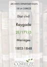 Mariages (1803-1848)
