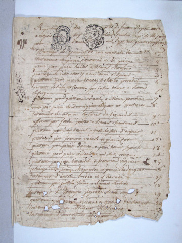 Répertoire chronologique : 1783-an V