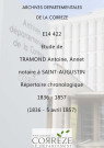 Répertoire chronologique : juillet 1836-avril 1857