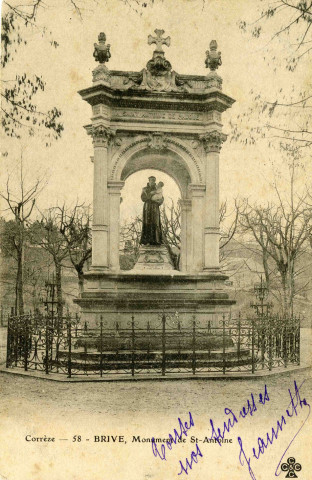 "Corrèze - 58 - Brive, Monument de Saint-Antoine".