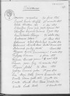 Tables décennales des naissances (1943-1952)