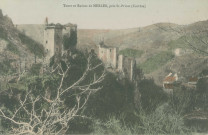 Saint-Geniez-O-Merle : "Tours et ruines de Merle, près St-Privat (Corrèze)".