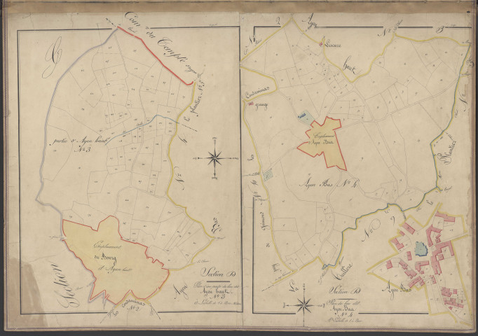 Sections D3 d'Ayen-Haut et D4 d'Ayen-Bas