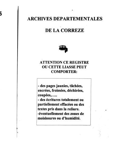Naissances, mariages, décès (1853-1862)