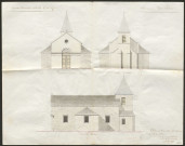 Maison d'école. Eglise. Presbytère. Cimetière ; concessions. Agence postale. Monument aux morts. Adduction d'eau.