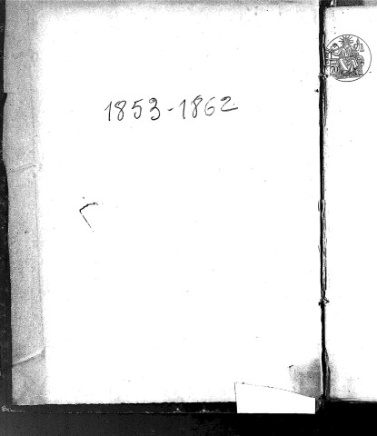 Naissances, mariages, décès (1853-1862)