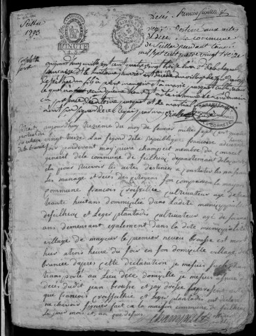 Décès (1793-1802)