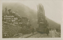 Allassac : "5. Catastrophe du tunnel de Pouch - 15 dec. 1908 - la grande grue".