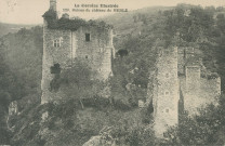 Saint-Geniez-O-Merle : "La Corrèze illustrée - 129. Ruines du château de Merle".