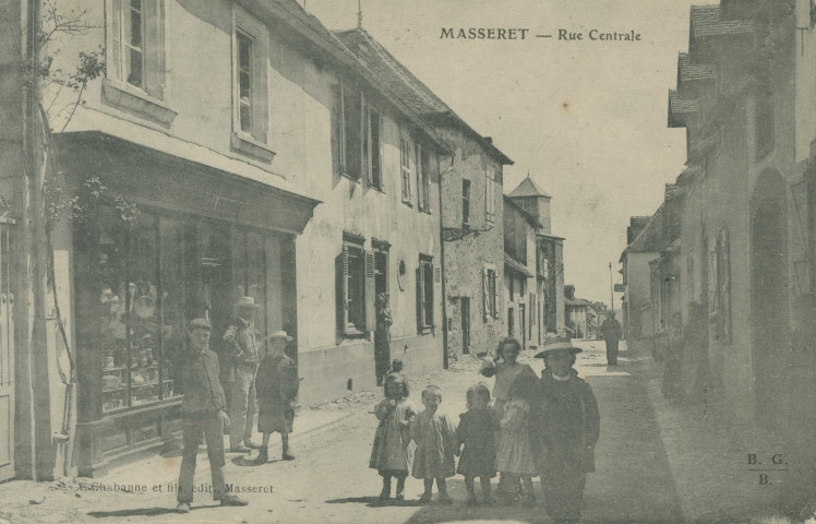 Masseret : "Masseret - Rue centrale".