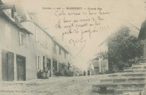 Masseret : "Corrèze - 206 - Masseret - grande rue".