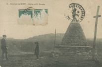 Saint-Julien-Près-Bort : "41. - Environs de Bort. - Statue de St-Nazaire".