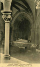 "Cloître de Tulle. - Chapiteau de la Luxure. Gisant de Bernard de Ventadour, abbé de Tulle".