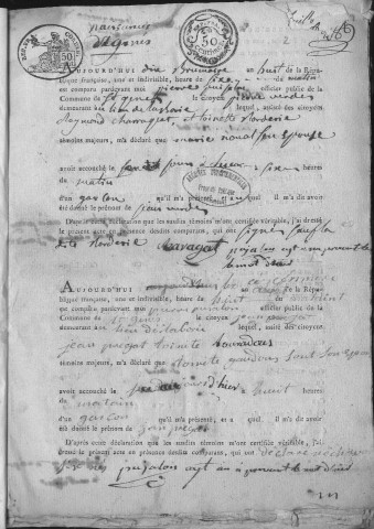 Naissances an VIII - 1831 (1800-1831)