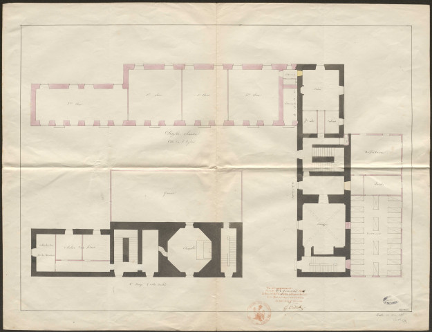 Construction d'une salle d'asile et des écoles primaires.